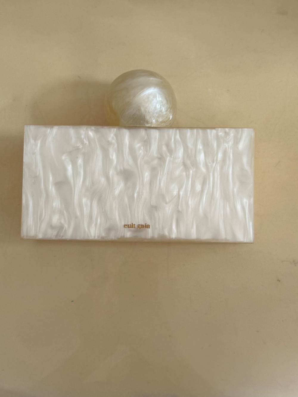 Pearl Sculptural Clutch